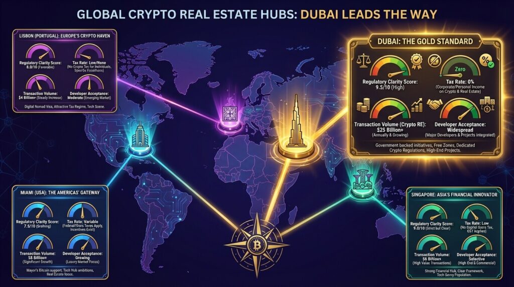 The Complete Guide to Buying Luxury Property in Dubai with Cryptocurrency Infographic 1