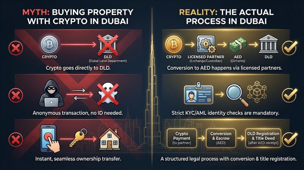 The Complete Guide to Buying Luxury Property in Dubai with Cryptocurrency Infographic 2