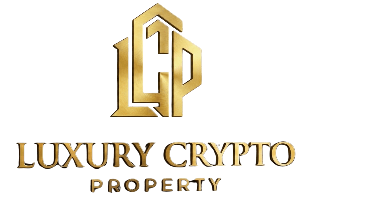 Luxury Crypto Property Logo Centered
